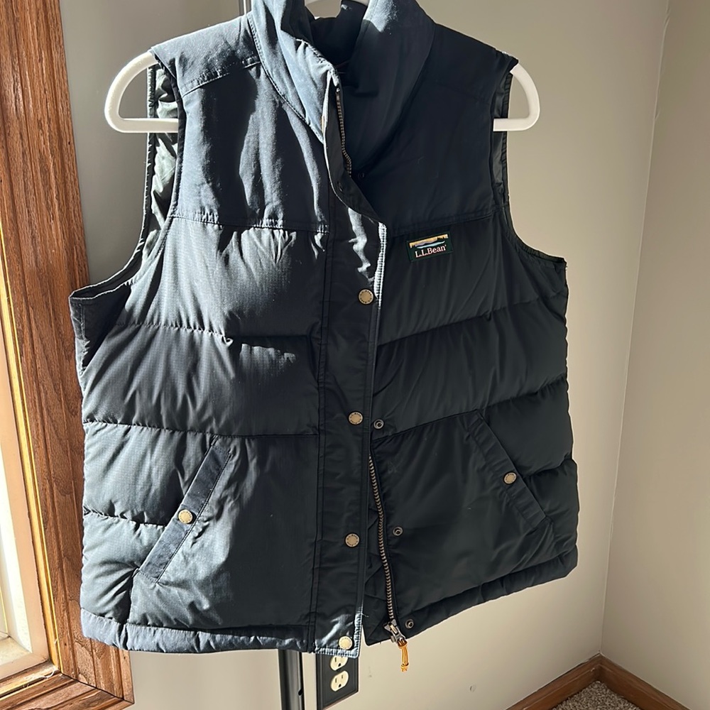 LL Bean down vest